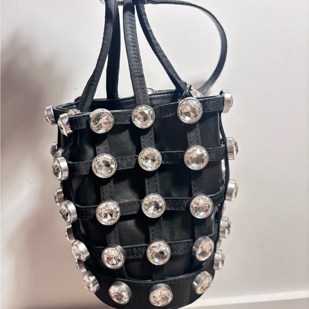Black Studded Women's Bag